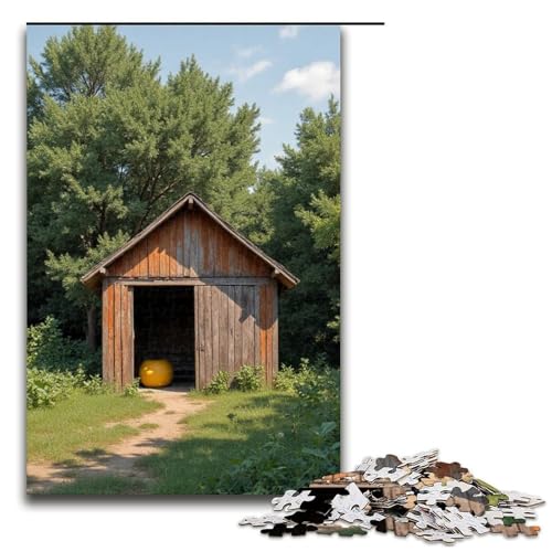Puzzle für Erwachsene 1000 Teile Melonenschuppen und Pflaumenbäume Puzzle für Erwachsene Holzpuzzle Familienspiele Weihnachts- und Geburtstagsgeschenke 1000 Teile (75 x 50 cm) von ouynngjing