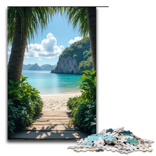 Puzzle für Erwachsene 1000 Teile Mustermontage mit jenseitiger Landschaft hilft dem Gehirn beim Trainieren süchtig machendes Spielzeug um Geduld zu fördern 1000 Teile (75 x 50 cm) von ouynngjing
