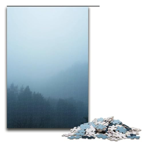 Puzzle für Erwachsene 1000 Teile Nebel-Puzzle Spielspielzeug lustig 1000 Teile (75 x 50 cm) von ouynngjing