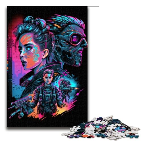 Puzzle für Erwachsene 1000 Teile Neon-Roboter Holzpuzzle für Kinder Lernspiel 1000 PCS Puzzle für Erwachsene 1000 Teile Neon-Roboter Holzpuzzle für Kinder Lernspiel 1000 PCS von ouynngjing