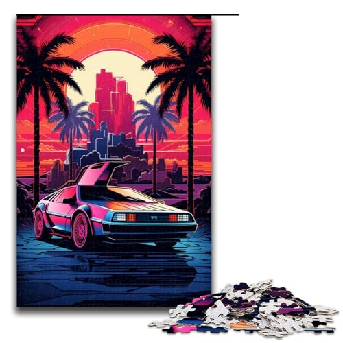 Puzzle für Erwachsene 1000 Teile NeonCoolSportwagenPuzzle Geburtstagsgeschenk für Teenager ab 14 Jahren 1000 Teile (75 x 50 cm) von ouynngjing