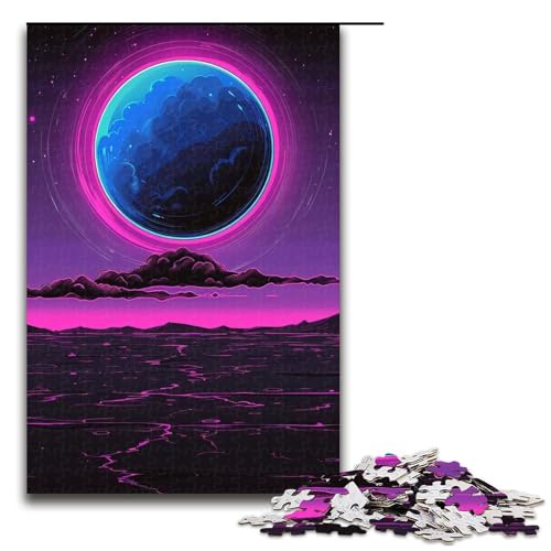 Puzzle für Erwachsene 1000 Teile NeonplanetPuzzle Spiele Spielzeug Geschenk geeignet für die Schreibtischdekoration 1000 Teile (75 x 50 cm) von ouynngjing