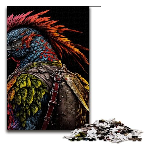 Puzzle für Erwachsene 1000 Teile Papageienkämpfer Puzzle Lernspiele für Zuhause DIYSpielzeug tolles Geschenk für Spiele 1000 Teile (75 x 50 cm) von ouynngjing