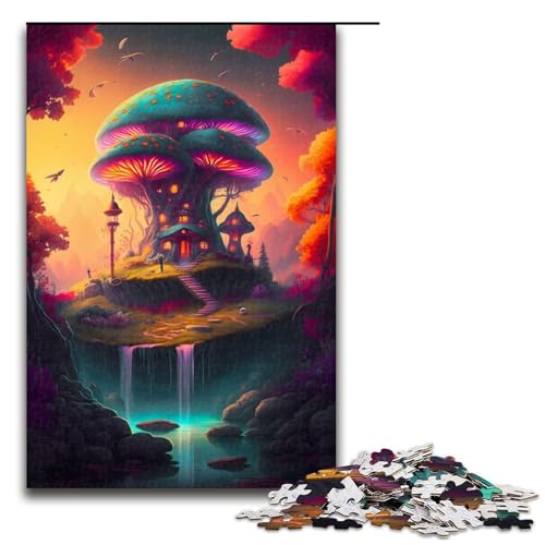 Puzzle für Erwachsene 1000 Teile Pilzhaus1 Puzzles Spiel Spielzeug Lustiges 1000 PCS von ouynngjing
