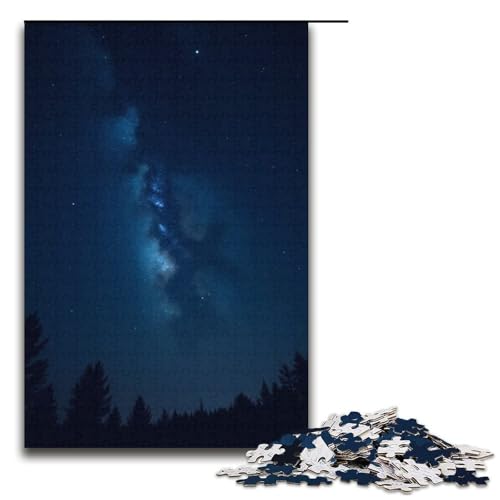 Puzzle für Erwachsene 1000 Teile Schleierkraut-Puzzle Holzpuzzle Lernspiel Herausforderungsspielzeug 1000 Teile (38 x 26 cm) von ouynngjing