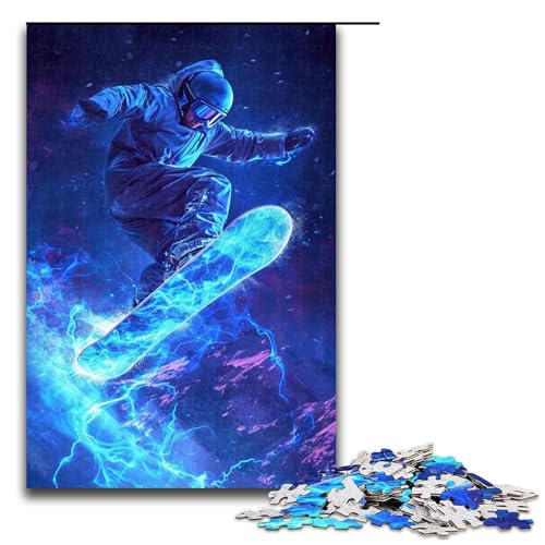 Puzzle für Erwachsene 1000 Teile Snowboard Holzpuzzle für Kinder Lernspiel 1000 PCS Puzzle für Erwachsene 1000 Teile Snowboard Holzpuzzle für Kinder Lernspiel 1000 PCS von ouynngjing