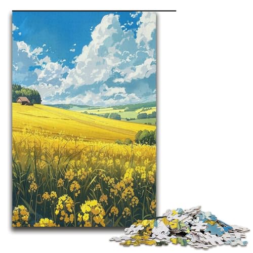 Puzzle für Erwachsene 1000 Teile Sommerlandschaft Puzzle Lernspiele für Zuhause DIY Spielzeug tolles Geschenk für Spiele 1000 Teile (38 x 26 cm) von ouynngjing