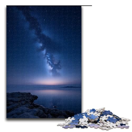 Puzzle für Erwachsene 1000 Teile Sternenhimmel Puzzle Spiele Spielzeug Geschenk geeignet für die Schreibtischdekoration 1000 Teile (75 x 50 cm) von ouynngjing