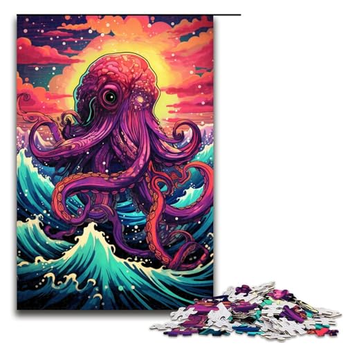 Puzzle für Erwachsene 1000 Teile Tiere im Meer Heimdekoration Puzzle-Spielzeug Geschenk für die ganze Familie 1000 Teile (75 x 50 cm) von ouynngjing