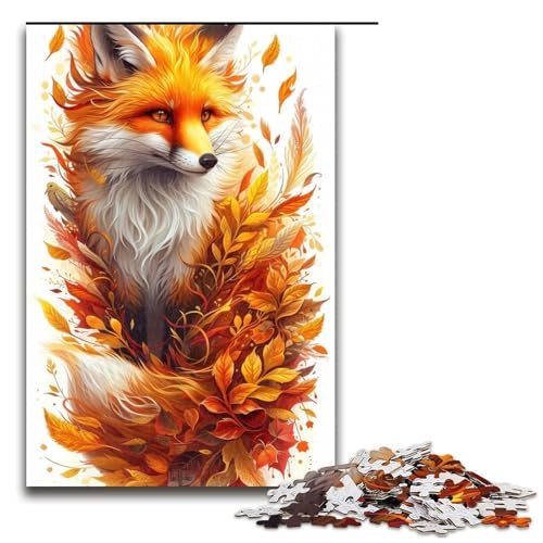 Puzzle für Erwachsene 1000 Teile Tierfuchsfamilie Holzpuzzle Lernspiel Herausforderungsspielzeug 1000 PCS Puzzle für Erwachsene 1000 Teile Tierfuchsfamilie Holzpuzzle Lernspiel Herausforderungsspielzeug 1000 PCS von ouynngjing