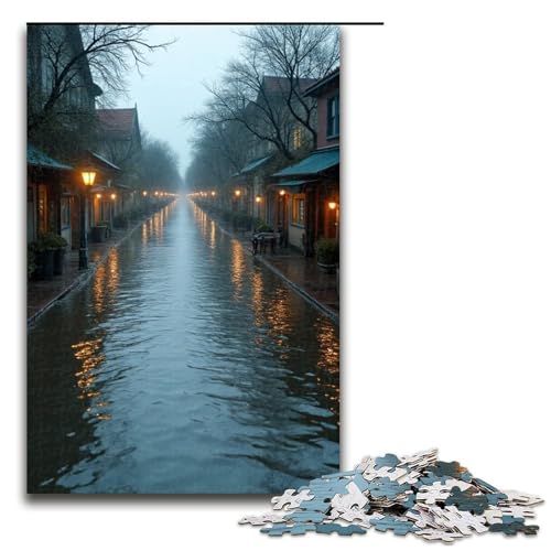 Puzzle für Erwachsene 1000 Teile Überflutung Heimdekoration Puzzle Spielzeug Geschenk für die ganze Familie 1000 Teile (75 x 50 cm) von ouynngjing