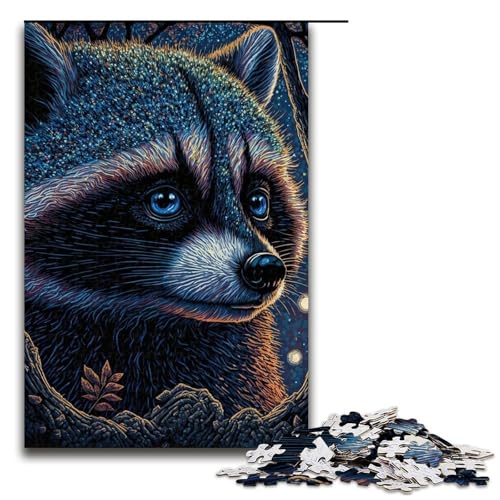 Puzzle für Erwachsene 1000 Teile Waschbären Holzpuzzle für Kinder Lernspiel 1000 PCS Puzzle für Erwachsene 1000 Teile Waschbären Holzpuzzle für Kinder Lernspiel 1000 PCS von ouynngjing