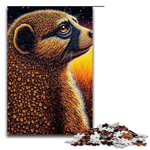 Puzzle für Erwachsene 1000 Teile Waschbärenfamilie Holzpuzzle Lernspiel Herausforderungsspielzeug 1000 PCS Puzzle für Erwachsene 1000 Teile Waschbärenfamilie Holzpuzzle Lernspiel Herausforderungsspielzeug 1000 PCS von ouynngjing