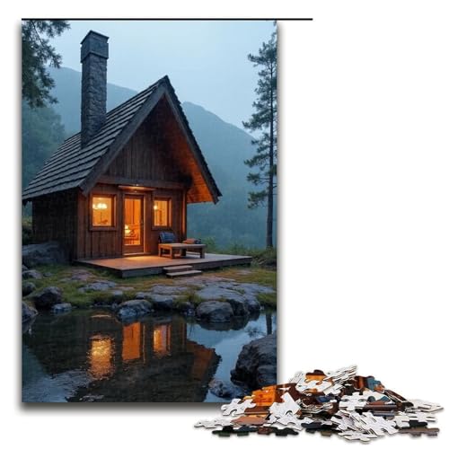 Puzzle für Erwachsene 1000 Teile Wild Camping Puzzle Spiele Spielzeug Geschenk geeignet für die Schreibtischdekoration 1000 Teile (75 x 50 cm) von ouynngjing