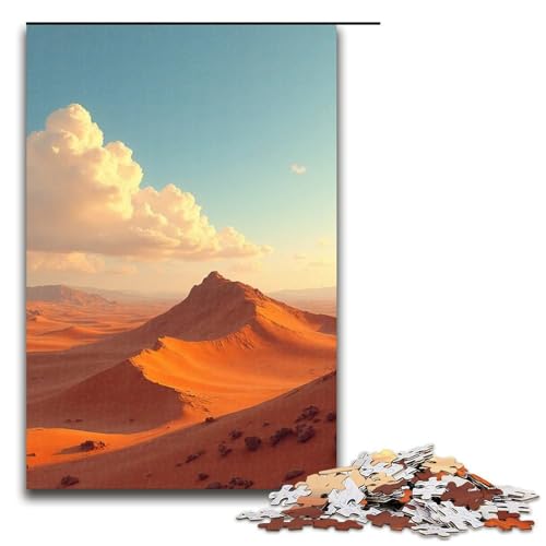 Puzzle für Erwachsene 1000 Teile Wüste () Puzzlespiele Spielzeug Geschenk geeignet für die Schreibtischdekoration 1000 Teile (75 x 50 cm) von ouynngjing