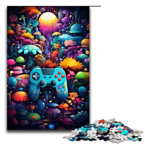 Puzzle für Erwachsene 1000 Teile buntes GamepadPuzzle Geburtstagsgeschenk für Teenager ab 14 Jahren 1000 Teile (75 x 50 cm) von ouynngjing