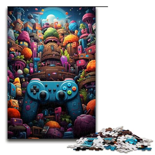 Puzzle für Erwachsene 1000 Teile buntes GamepadPuzzle Lernspiele für Zuhause DIYSpielzeug tolles Geschenk für Spiele 1000 Teile (75 x 50 cm) von ouynngjing