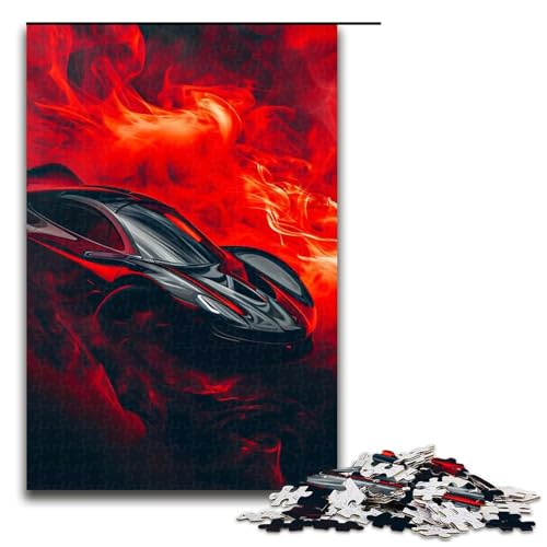 Puzzle für Erwachsene 1000 Teile farbenfrohes Cooles SportwagenPuzzle Spiele Spielzeug Geschenk geeignet für die Schreibtischdekoration 1000 Teile (75 x 50 cm) von ouynngjing