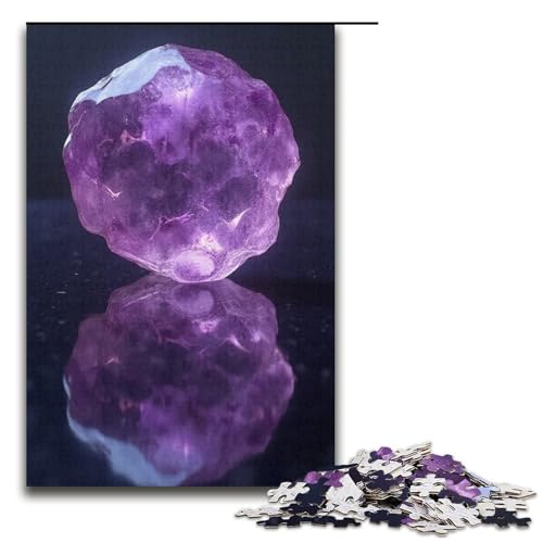 Puzzle für Erwachsene 1000 Teile farbige Kristalle Puzzlespiel lustiges Spielzeug 1000 Teile (38 x 26 cm) von ouynngjing