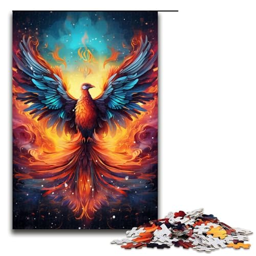 Puzzle für Erwachsene 1000 Teile geheimnisvolle FantasiePhönixFamilie Holzpuzzle Lernspiel Herausforderungsspielzeug 1000 Teile (75 x 50 cm) von ouynngjing