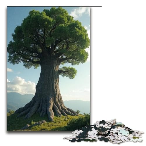 Puzzle für Erwachsene 1000 Teile großer Baum Heimdekoration Puzzle-Spielzeug Geschenk für die ganze Familie 1000 Teile (75 x 50 cm) von ouynngjing