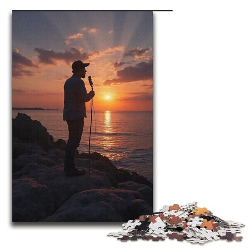 Puzzle für Erwachsene 1000 Teile kleine Kreisstadt () Puzzle Lernspiele für Zuhause DIY-Spielzeug tolles Geschenk für Spiele 1000 Teile (38 x 26 cm) von ouynngjing