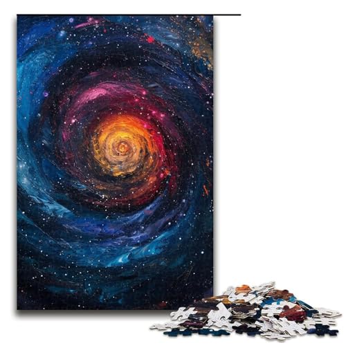 Puzzle für Erwachsene 1000 Teile kosmisches Schwarzes Loch Lernspiele für Zuhause DIYSpielzeug tolles Geschenk für Spiele 1000 Teile (75 x 50 cm) von ouynngjing