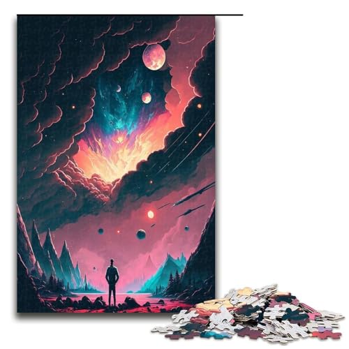 Puzzle für Erwachsene 1000 Teile magisches Universum Puzzle Lernspiele für Zuhause DIY Spielzeug tolles Geschenk für Spiele 1000 Teile (75 x 50 cm) von ouynngjing