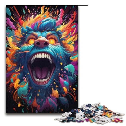 Puzzle für Erwachsene 1000 Teile mutierter Orangutan Lernspiele für Zuhause DIYSpielzeug tolles Geschenk für Spiele 1000 Teile (38 x 26 cm) von ouynngjing