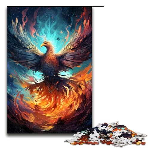 Puzzle für Erwachsene 1000 Teile mysteriöses FantasyPhönixPuzzle Lernspiele für Zuhause DIYSpielzeug tolles Geschenk für Spiele 1000 Teile (75 x 50 cm) von ouynngjing