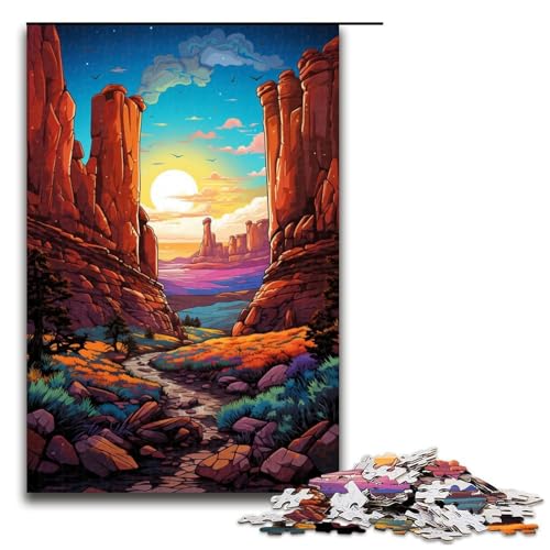 Puzzle für Erwachsene 1000 Teile wunderschöne Landschaft Puzzle Lernspiele für Zuhause DIYSpielzeug tolles Geschenk für Spiele 1000 Teile (75 x 50 cm) von ouynngjing