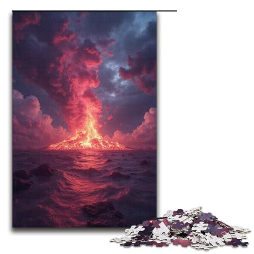 Puzzle für Erwachsene 1000 Teile wundervolles Puzzle aus Holz Lernspiel Herausforderungsspielzeug 1000 Teile (38 x 26 cm) von ouynngjing
