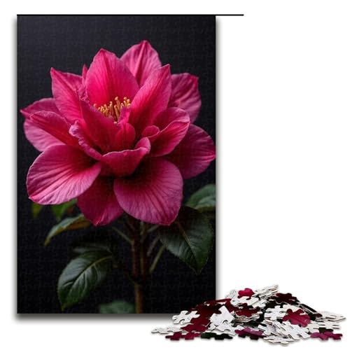 Puzzle für Erwachsene Azalea 1000 Teile Holzpuzzle für Erwachsene und Kinder ab 12 Jahren 1000 Teile (75 x 50 cm) von ouynngjing