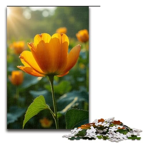 Puzzle für Erwachsene Bloom 1000-teiliges Holzpuzzle für Kinder ab 12 Jahren Lernspielzeug 1000 Teile (75 x 50 cm) von ouynngjing