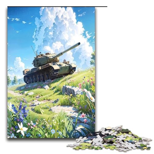 Puzzle für Erwachsene Floral Resilience 1000 teiliges Holzpuzzle für Familienspiele 1000 Teile (75 x 50 cm) von ouynngjing