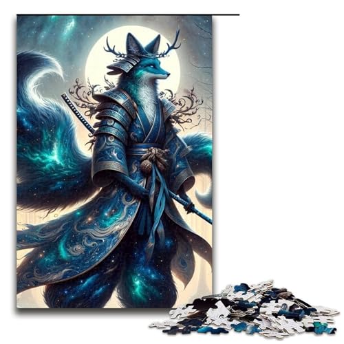 Puzzle für Erwachsene Fox Ninja 1000teiliges Holzpuzzle für Familienspiele 1000 Teile (75 x 50 cm) von ouynngjing