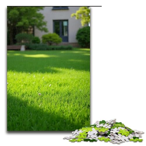Puzzle für Erwachsene Kleiner Rasen 1000 Teile Holzpuzzle für Erwachsene und Kinder ab 12 Jahren Lernspielzeug 1000 Teile (75 x 50 cm) von ouynngjing