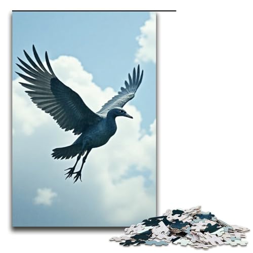 Puzzle für Erwachsene Kranich 1000 Teile Holzpuzzle für Erwachsene und Kinder ab 12 Jahren 1000 Teile (75 x 50 cm) von ouynngjing