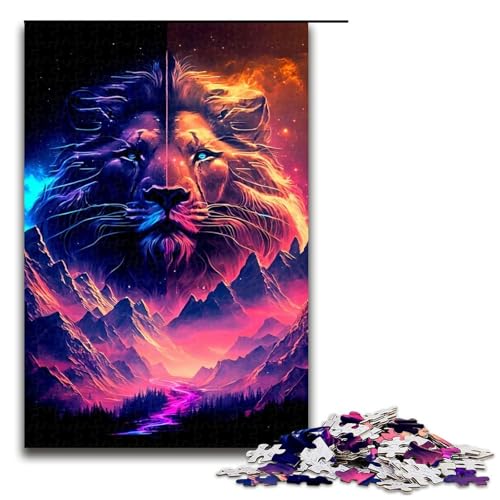 Puzzle für Erwachsene Lion23 1000-teiliges Holzpuzzle für Kinder ab 12 Jahren, Heimdekoration, 1000 PCS Puzzle für Erwachsene Lion23 1000-teiliges Holzpuzzle für Kinder ab 12 Jahren, Heimdekoration, 1000 PCS von ouynngjing