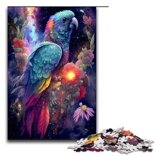 Puzzle für Erwachsene Papagei 1000 teiliges Holzpuzzle für Familienspiele 1000 Teile (75 x 50 cm) von ouynngjing