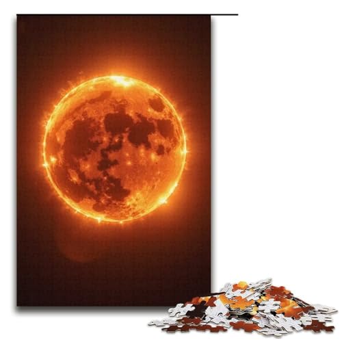 Puzzle für Erwachsene Radiant 1000-teiliges Holzpuzzle für Kinder ab 12 Jahren Heimdekoration 1000 Teile (38 x 26 cm) von ouynngjing