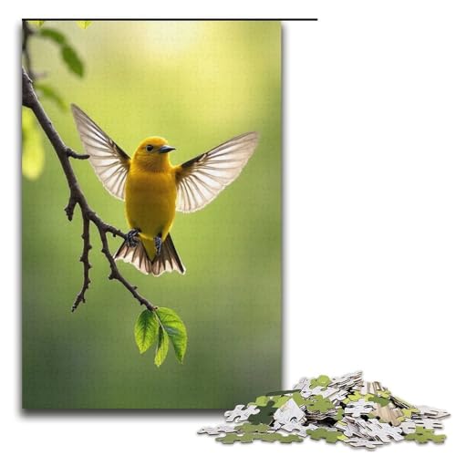Puzzle für Erwachsene Spring Oriole 1000 Teile Holzpuzzle für Kinder ab 12 Jahren anspruchsvolles Spiel 1000 Teile (38 x 26 cm) von ouynngjing