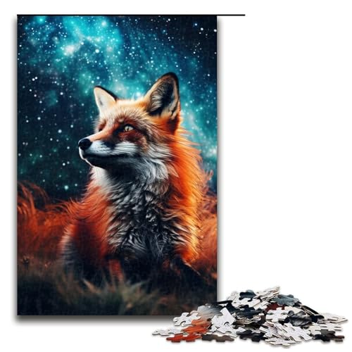 Puzzle für Erwachsene Star Fox 1000 teiliges Holzpuzzle für Kinder ab 12 Jahren Lernspielzeug 1000 Teile (75 x 50 cm) von ouynngjing