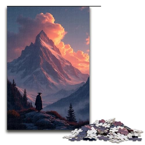 Puzzle für Erwachsene großartiges 1000-teiliges Holzpuzzle für Kinder ab 12 Jahren Lernspielzeug 1000 Teile (75 x 50 cm) von ouynngjing