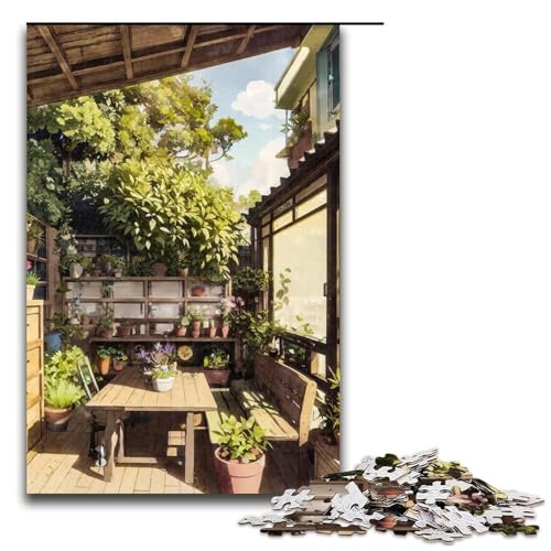 Puzzle für Erwachsene im japanischen Stil, 1000 Teile, Holzpuzzle für Kinder ab 12 Jahren, Lernspielzeug, 1000 Teile von ouynngjing