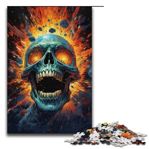 Puzzles 1000 Teile für Erwachsene Puzzles für Erwachsene 1000-teiliges Puzzle Lernspiele-Alien Colorful Psychedelia von ouynngjing