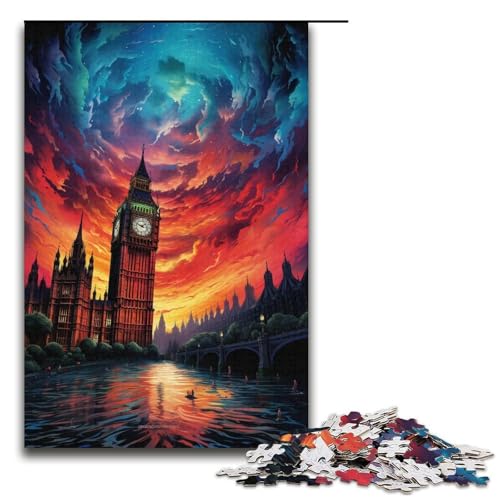 Puzzles 1000 Teile für Erwachsene Puzzles für Erwachsene 1000-teiliges Puzzle Lernspiele-Big Ben British14 von ouynngjing