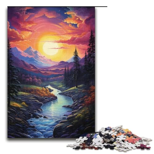 Puzzles 1000 Teile für Erwachsene Puzzles für Erwachsene 1000-teiliges Puzzle Lernspiele - Bunte Fantasy-Sonnenuntergangskunst Puzzles 1000 Teile für Erwachsene Puzzles für Erwachsene 1000-teiliges Puzzle Lernspiele - Bunte Fantasy-Sonnenuntergangskunst von ouynngjing