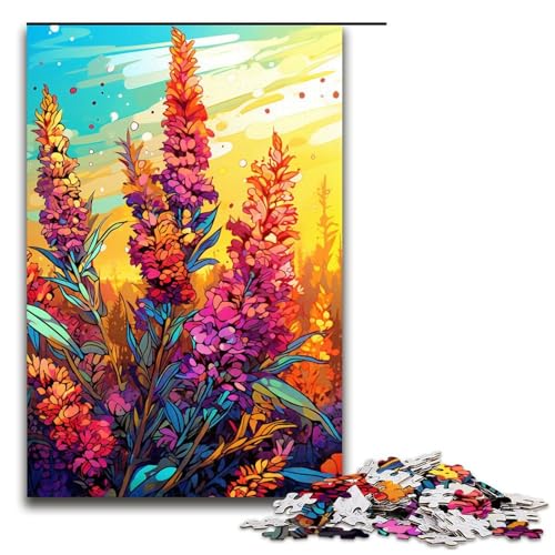 Puzzles 1000 Teile für Erwachsene Puzzles für Erwachsene 1000-teiliges Puzzle Lernspiele - Bunte psychedelische Blumen Puzzles 1000 Teile für Erwachsene Puzzles für Erwachsene 1000-teiliges Puzzle Lernspiele - Bunte psychedelische Blumen von ouynngjing
