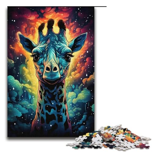 Puzzles 1000 Teile für Erwachsene Puzzles für Erwachsene 1000-teiliges Puzzle Lernspiele - Bunte psychedelische Galaxie-Giraffe Puzzles 1000 Teile für Erwachsene Puzzles für Erwachsene 1000-teiliges Puzzle Lernspiele - Bunte psychedelische Galaxie-Giraffe von ouynngjing